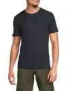 Zadig & Voltaire Men's Jimmy Heathered Cashmere T-shirt In Blue