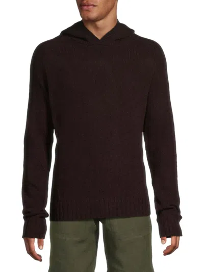 Zadig & Voltaire Men's Jordin Merino Wool Hoodie In Red