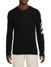 Zadig & Voltaire Kennedy Cashmere Chevron Sweater In Black