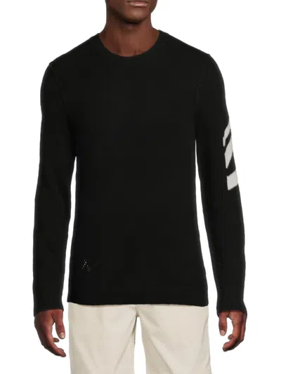 ZADIG & VOLTAIRE MEN'S KENNEDY C ARROW RIB-KNIT CASHMERE SWEATER