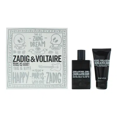 Zadig & Voltaire Men's This Is Him Gift Set Fragrances 3423222086596