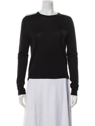 Pre-owned Zadig & Voltaire Merino Wool Crew Neck Sweater In Blue