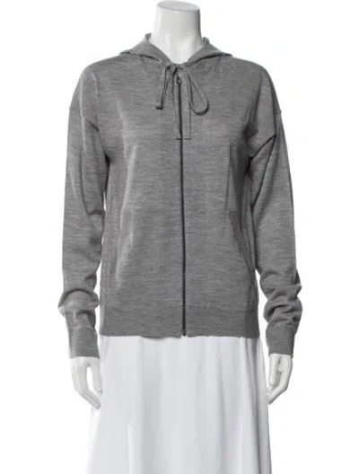 Pre-owned Zadig & Voltaire Merino Wool Jacket In Gray