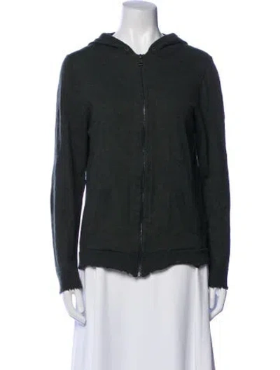 Pre-owned Zadig & Voltaire Merino Wool Jacket In Green