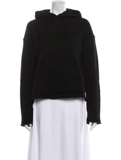 Pre-owned Zadig & Voltaire Merino Wool Mock Neck Sweater In Black