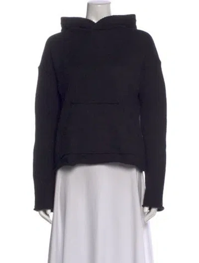 Pre-owned Zadig & Voltaire Merino Wool Mock Neck Sweater In Black