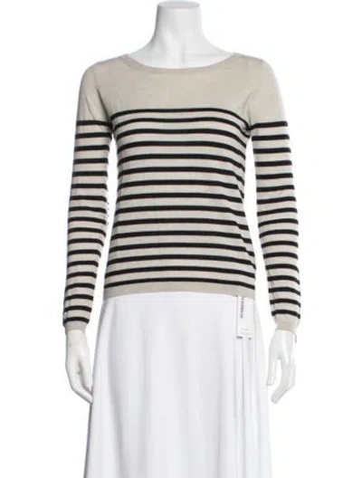 Pre-owned Zadig & Voltaire Merino Wool Striped Sweater