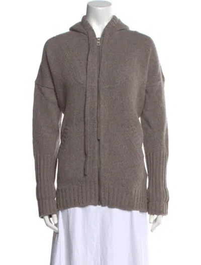 Pre-owned Zadig & Voltaire Merino Wool Sweater In Neutral