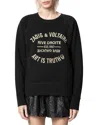 Zadig & Voltaire Sweaters Blacks And Greys In Noir