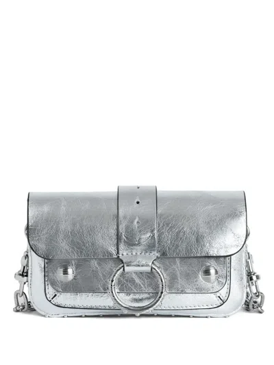 Zadig & Voltaire Metallic Leather Crossbody Bag