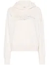 Zadig & Voltaire Mia Logo-print Cotton Hoodie In 粉色