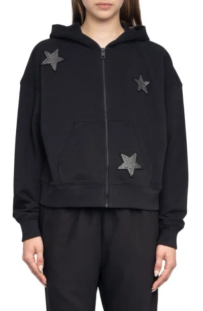 Zadig & Voltaire Mia Strass Rhinestone Star Hoodie