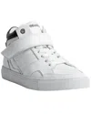 Zadig & Voltaire Mid Flash Smooth Leather Sneaker In White