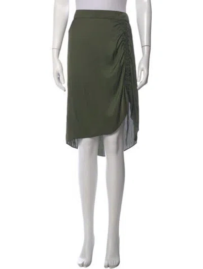 Pre-owned Zadig & Voltaire Midi Length Skirt In Green