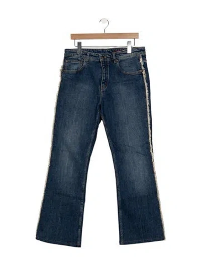 Pre-owned Zadig & Voltaire Mid-rise Flared Jeans In Blue