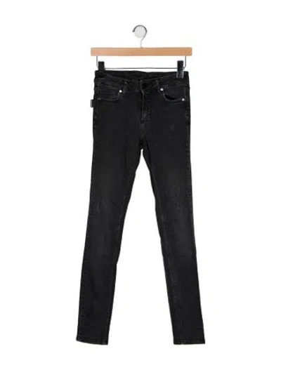 Pre-owned Zadig & Voltaire Mid-rise Skinny Leg Jeans In Black