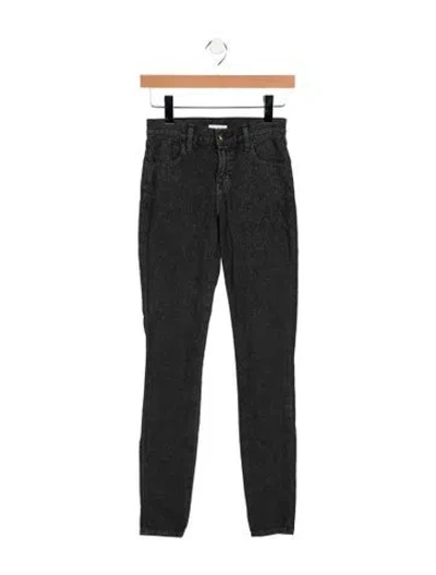 Pre-owned Zadig & Voltaire Mid-rise Skinny Leg Jeans In Black