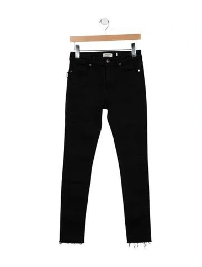 Pre-owned Zadig & Voltaire Mid-rise Skinny Leg Jeans In Black