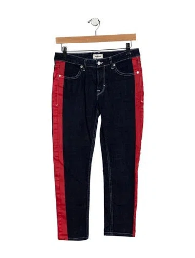 Pre-owned Zadig & Voltaire Mid-rise Skinny Leg Jeans In Blue