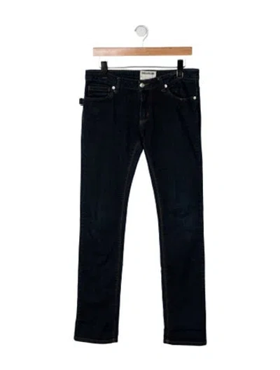 Pre-owned Zadig & Voltaire Mid-rise Skinny Leg Jeans In Blue