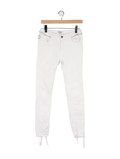 Pre-owned Zadig & Voltaire Mid-rise Skinny Leg Jeans In Neutral