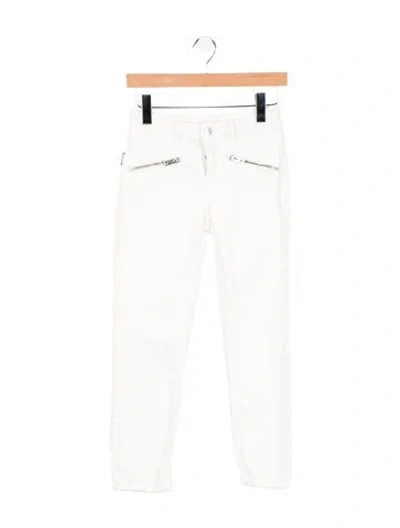 Pre-owned Zadig & Voltaire Mid-rise Skinny Leg Jeans In Neutral