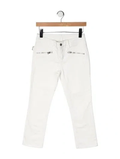 Pre-owned Zadig & Voltaire Mid-rise Skinny Leg Jeans In Neutrals