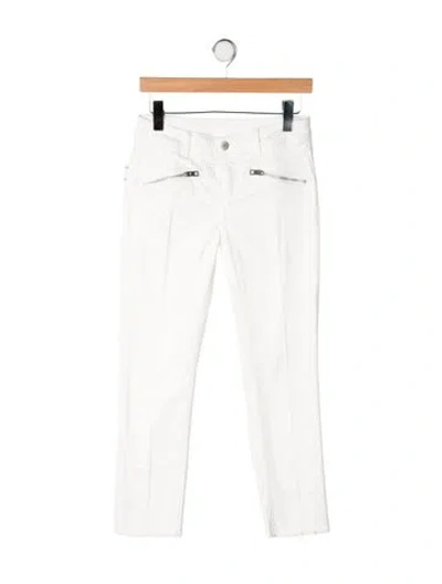 Pre-owned Zadig & Voltaire Mid-rise Skinny Leg Jeans In Neutrals