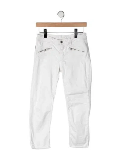 Pre-owned Zadig & Voltaire Mid-rise Skinny Leg Jeans In Neutrals