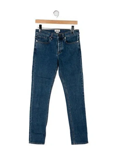Pre-owned Zadig & Voltaire Mid-rise Straight Leg Jeans In Blue