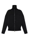 Zadig & Voltaire Milly Studded Patch Zip Sweatshirt In Black