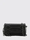 Zadig & Voltaire Rock Quilted Suede Clutch In Pattern