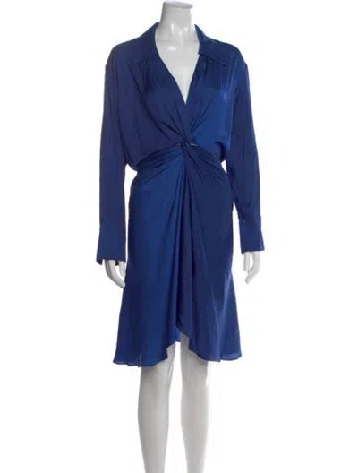 Pre-owned Zadig & Voltaire Mini Dress In Blue