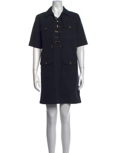 Pre-owned Zadig & Voltaire Mini Dress In Blue