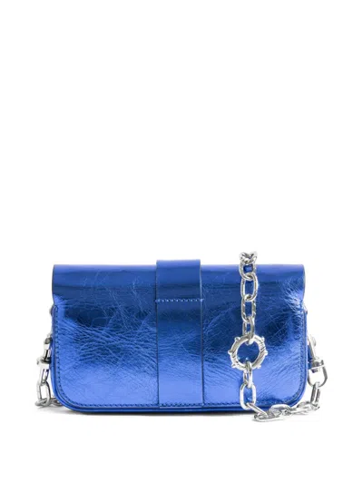 Zadig & Voltaire Mini Kate Shoulder Bag In Blue