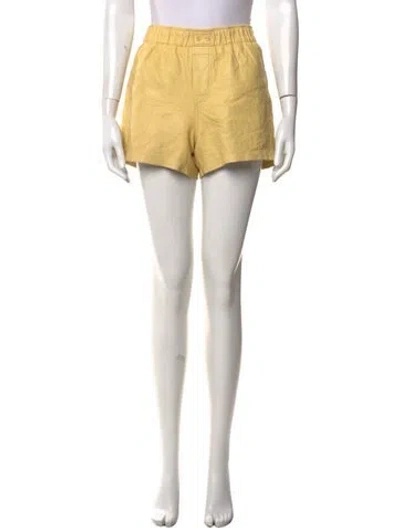 Pre-owned Zadig & Voltaire Mini Shorts In Yellow