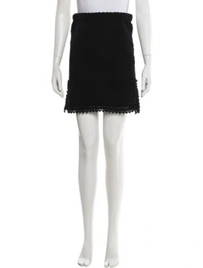 Pre-owned Zadig & Voltaire Mini Skirt In Black