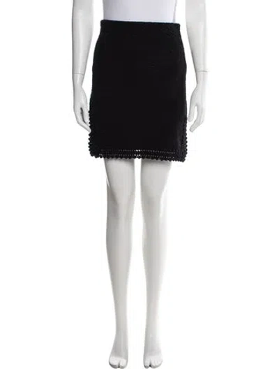 Pre-owned Zadig & Voltaire Mini Skirt In Black