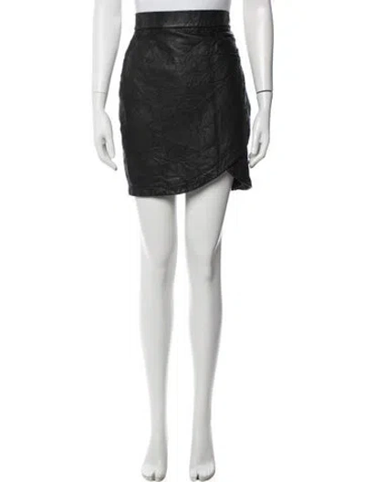 Pre-owned Zadig & Voltaire Mini Skirt In Black
