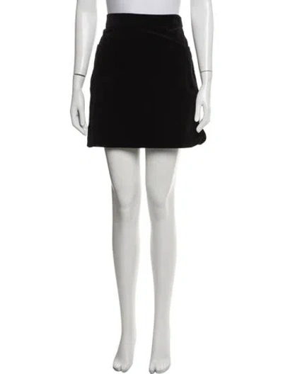 Pre-owned Zadig & Voltaire Mini Skirt In Black