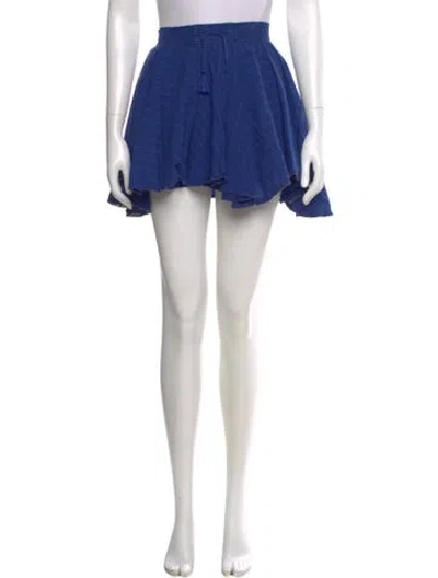 Pre-owned Zadig & Voltaire Mini Skirt In Blue