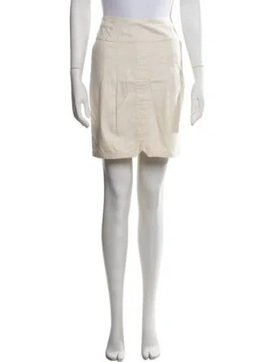 Pre-owned Zadig & Voltaire Mini Skirt In Gold