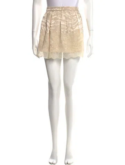 Pre-owned Zadig & Voltaire Mini Skirt In Neutral