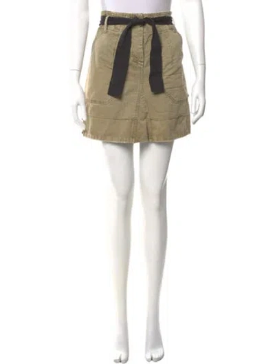 Pre-owned Zadig & Voltaire Mini Skirt In Neutral