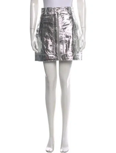 Pre-owned Zadig & Voltaire Mini Skirt In Neutral