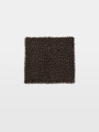 Zadig & Voltaire Mini Stevie Leo Scarf In Wood