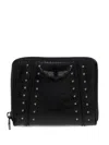 Zadig & Voltaire Mini Zv Wallet In Black