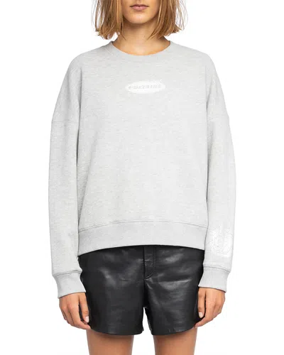 ZADIG & VOLTAIRE MIRA ROUND NECK SWEATSHIRT