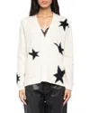 Zadig & Voltaire Mirkaz Cashmere V Neck Cardigan Sweater In White