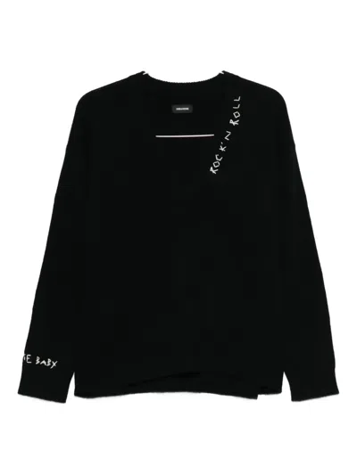 Zadig & Voltaire Mirkyz Sweater In Black